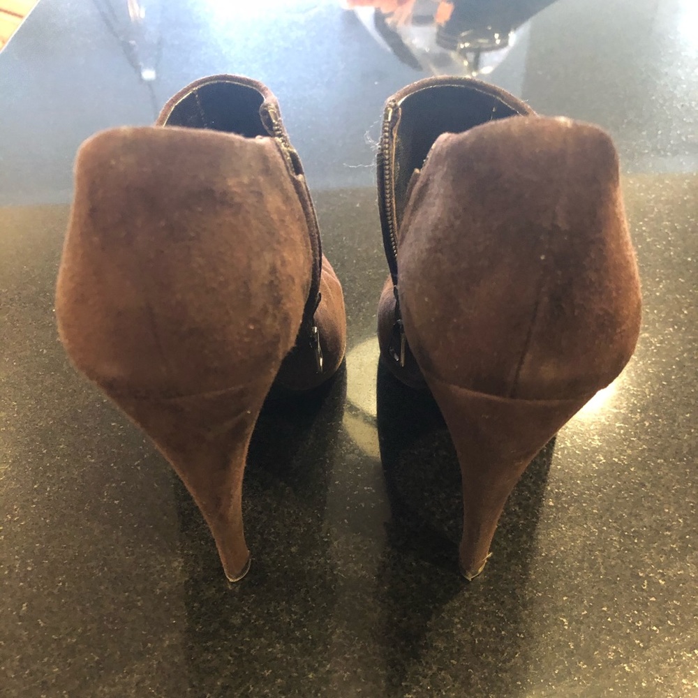 Prada brown suede booties - Picture 6 of 8